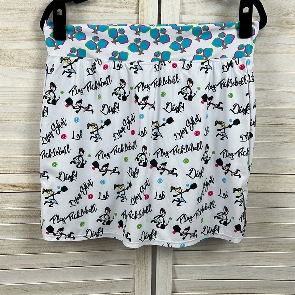 Playful Pickleball Women's White Active Skort